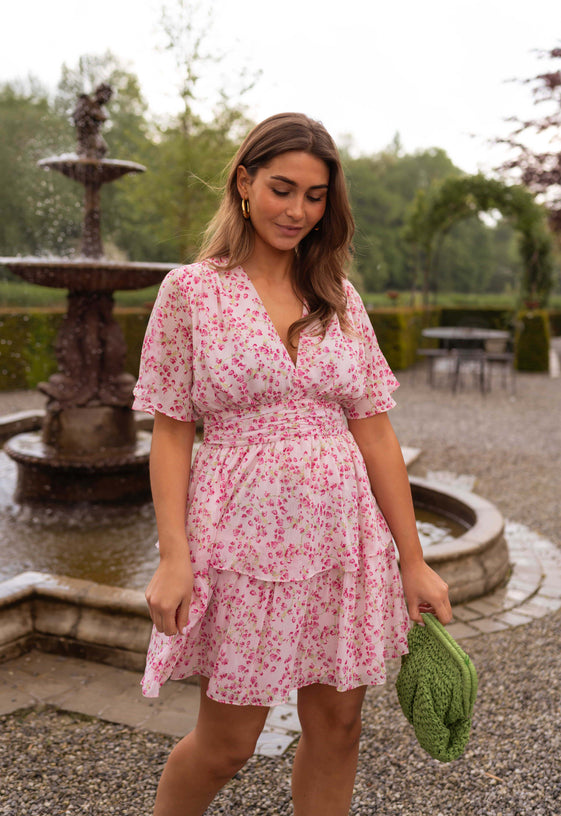 Pink Floral Sabine Dress