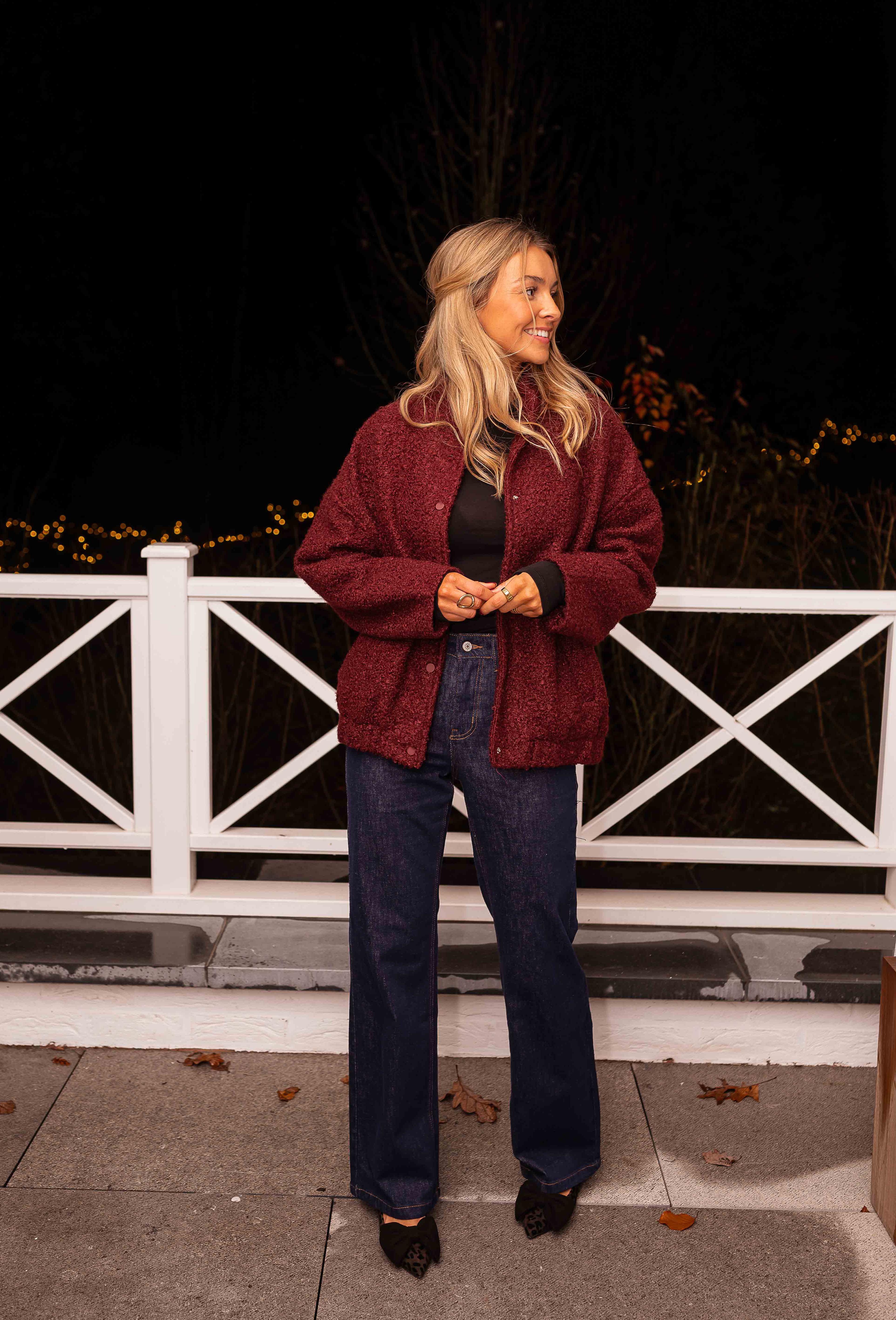 Burgundy Edmond Jacket