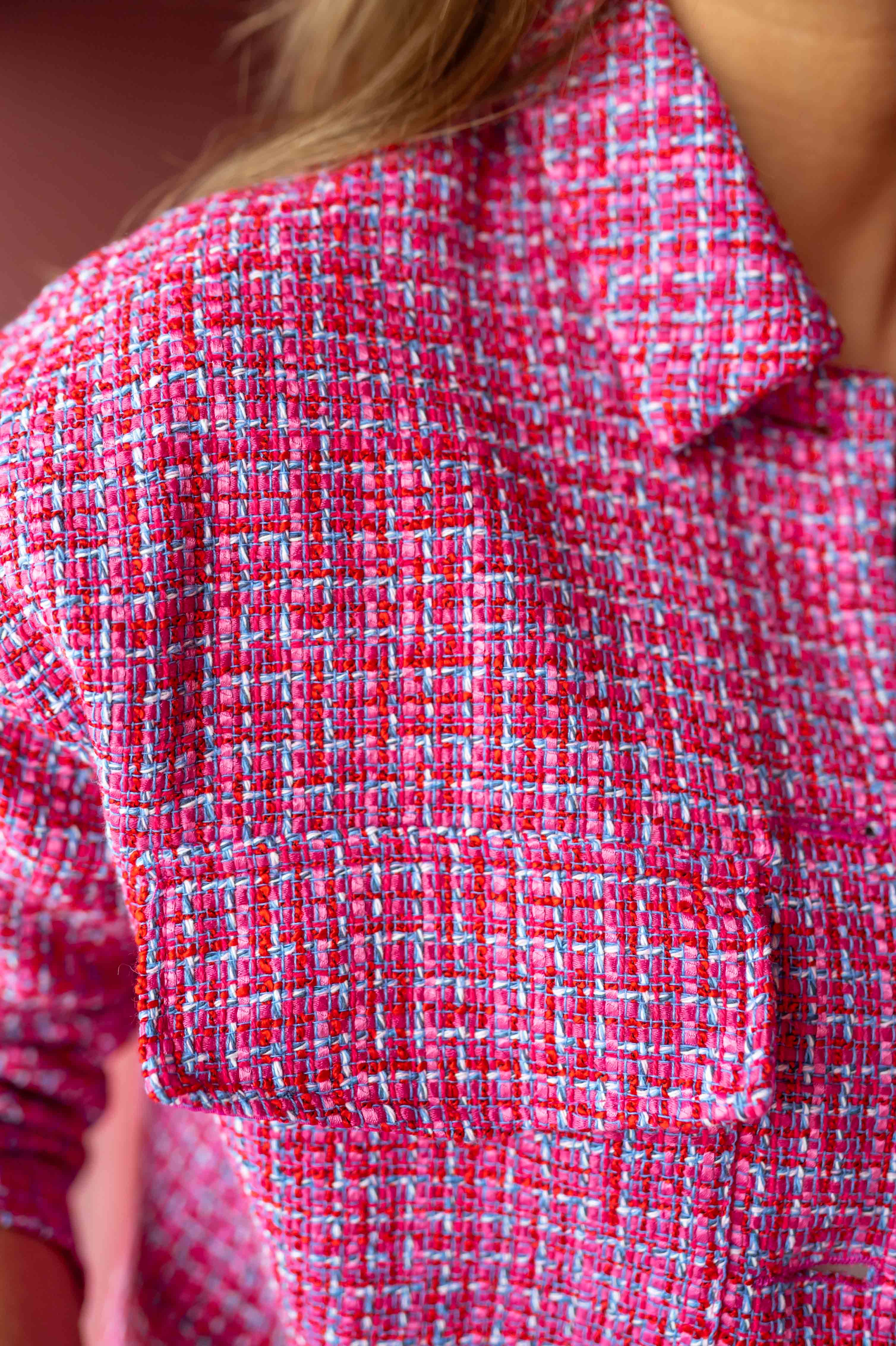 Pink Tweed Joao Jacket