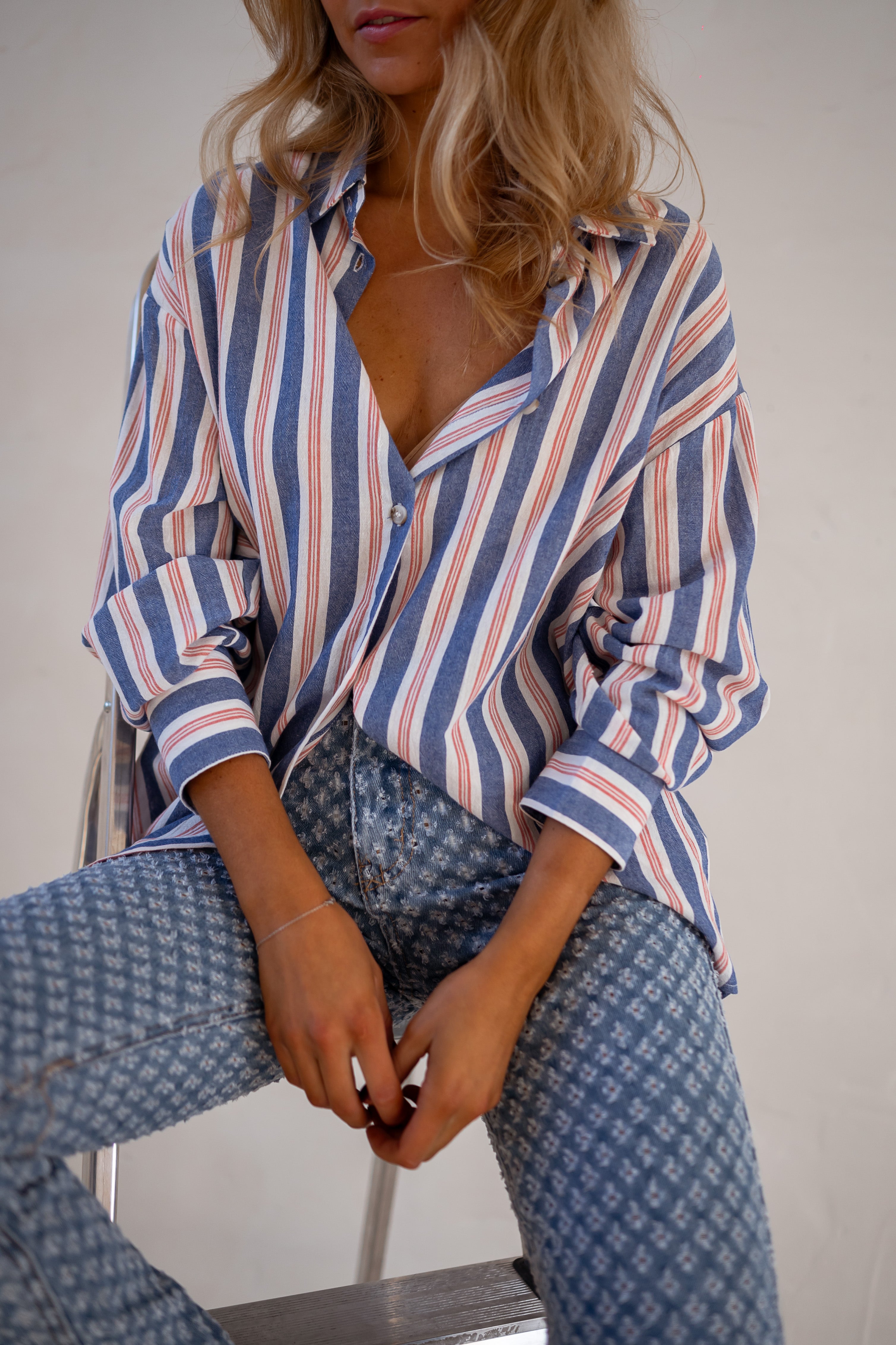 Blue Striped Sally Shirt