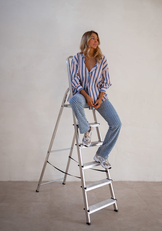 Blue Striped Sally Shirt