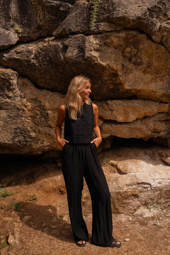 Black Paolina Jumpsuit