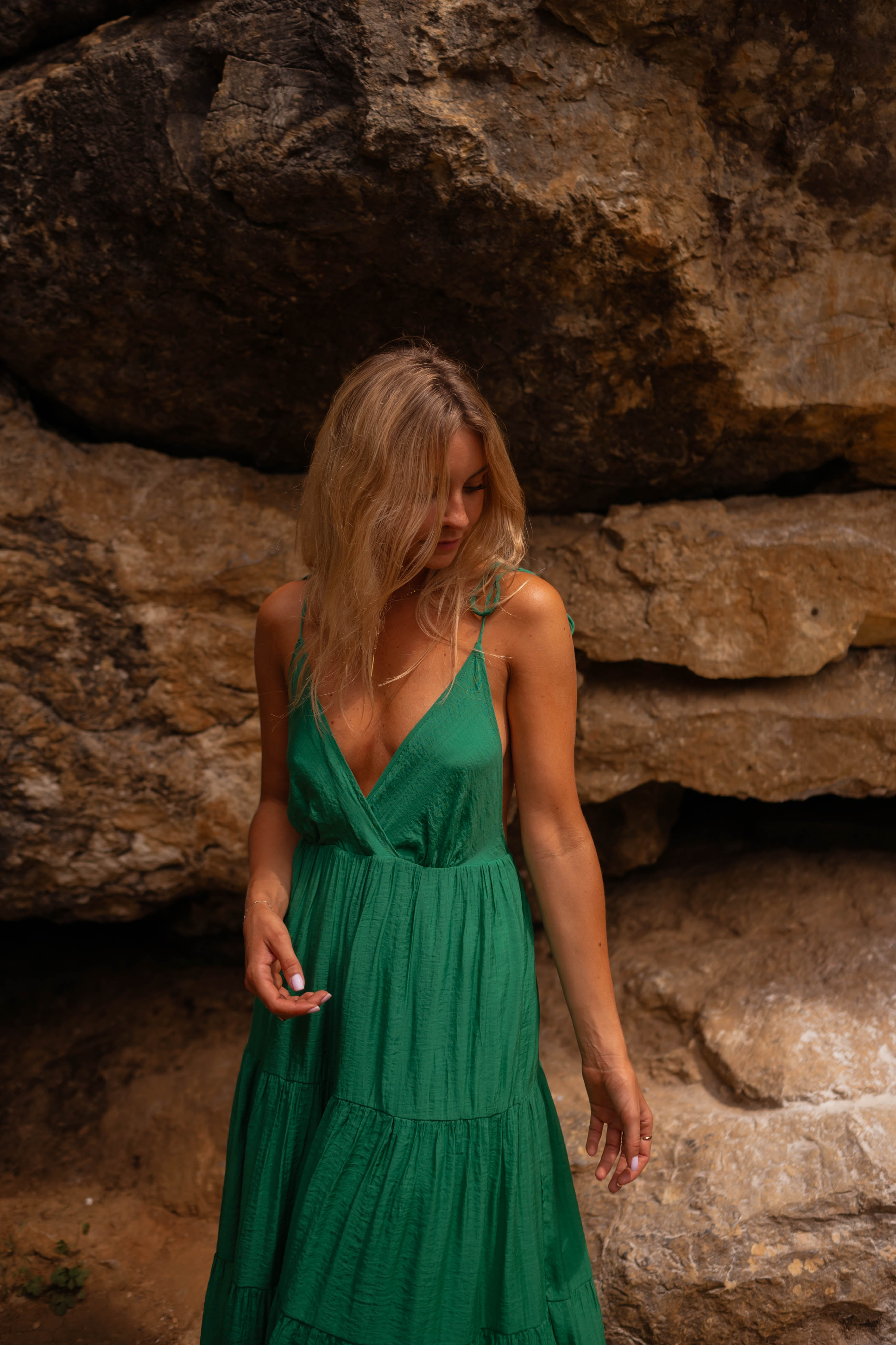 Green Olympe Dress