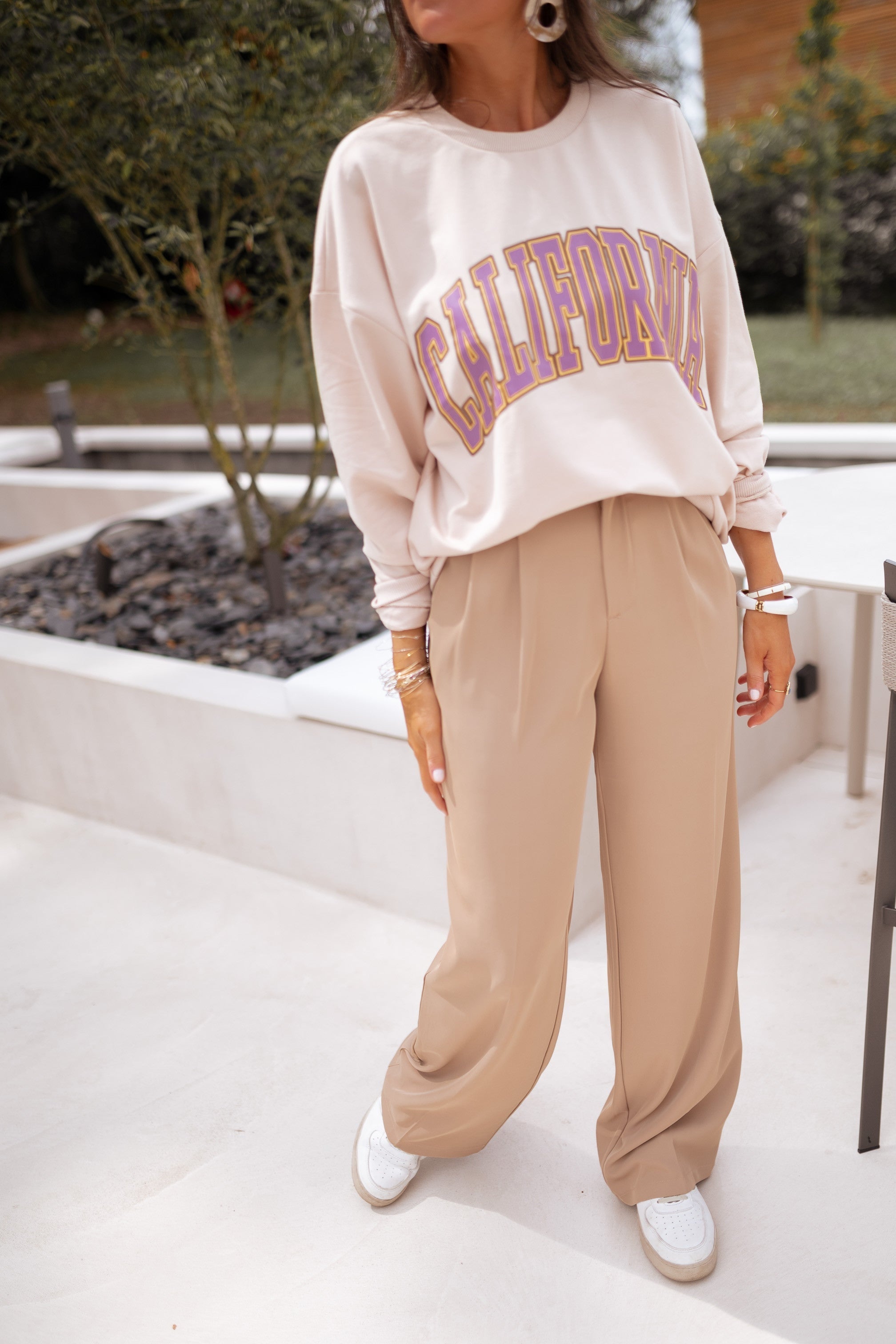 Beige Victor Pants - Easy Clothes North America