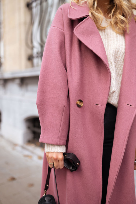 Pink Ortal Coat - Easy Clothes North America