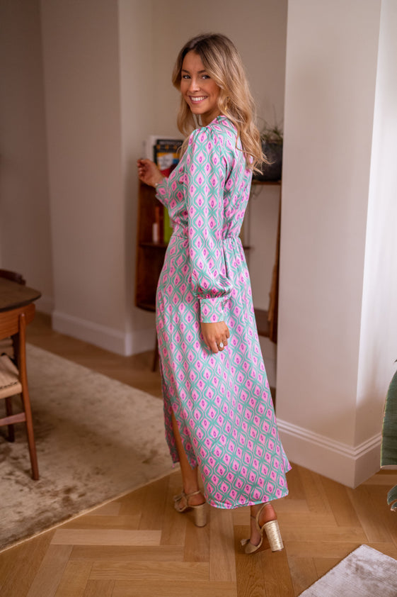 Patterned Siam Maxi Dress