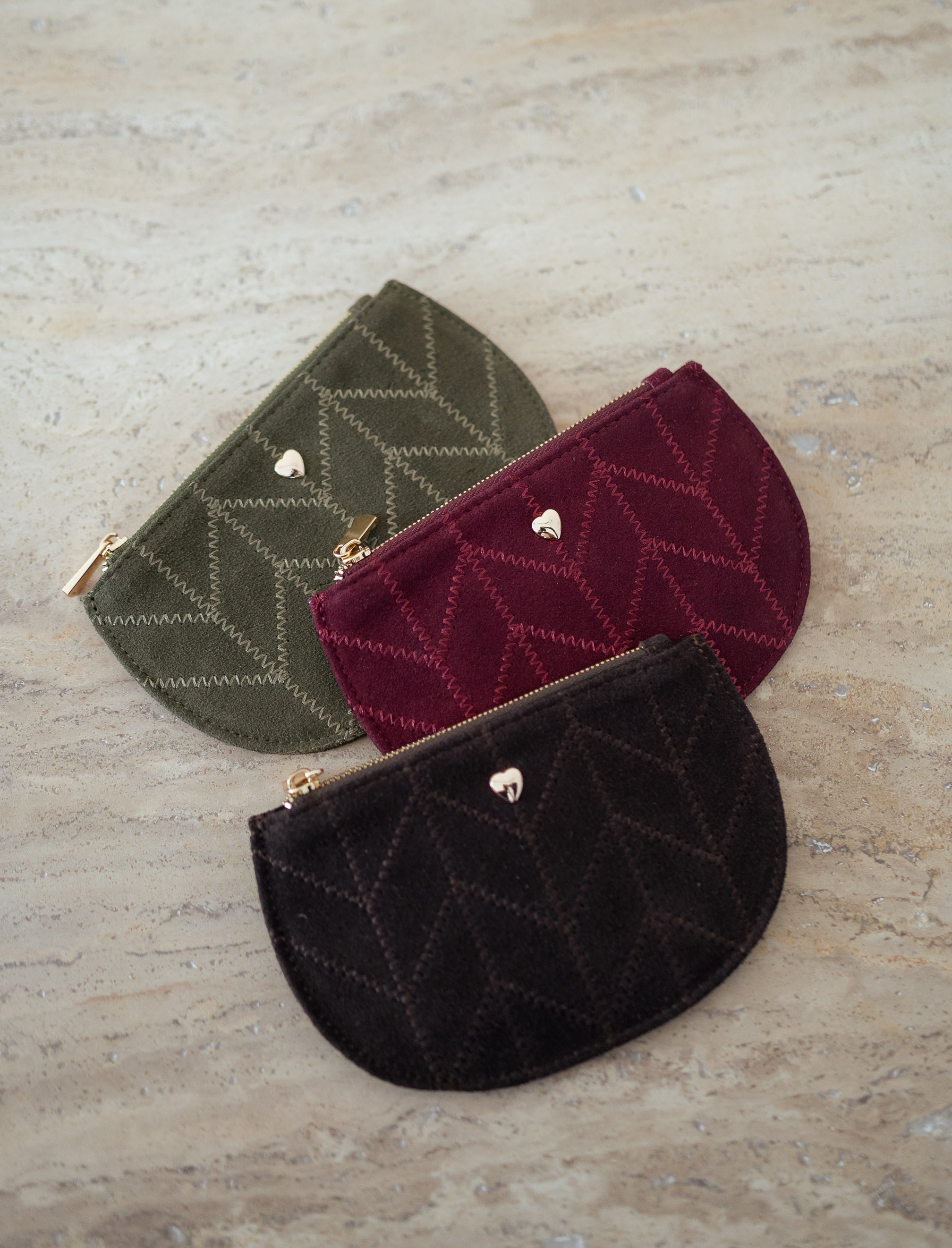 Burgundy Toina Coin Purse