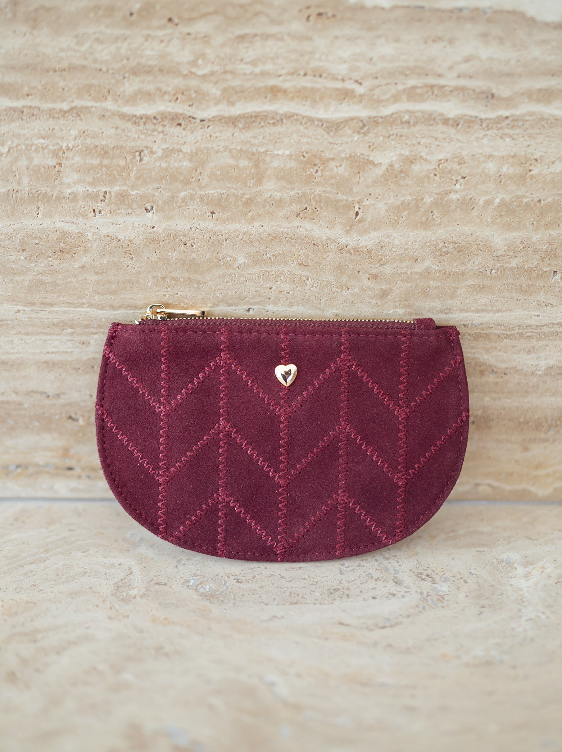 Burgundy Toina Coin Purse