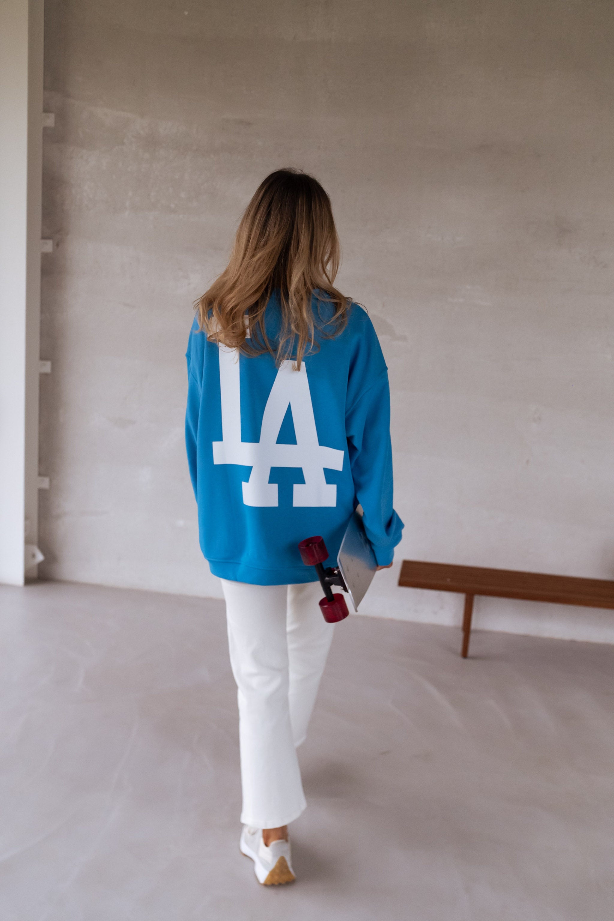 Blue Los Angeles Sweater