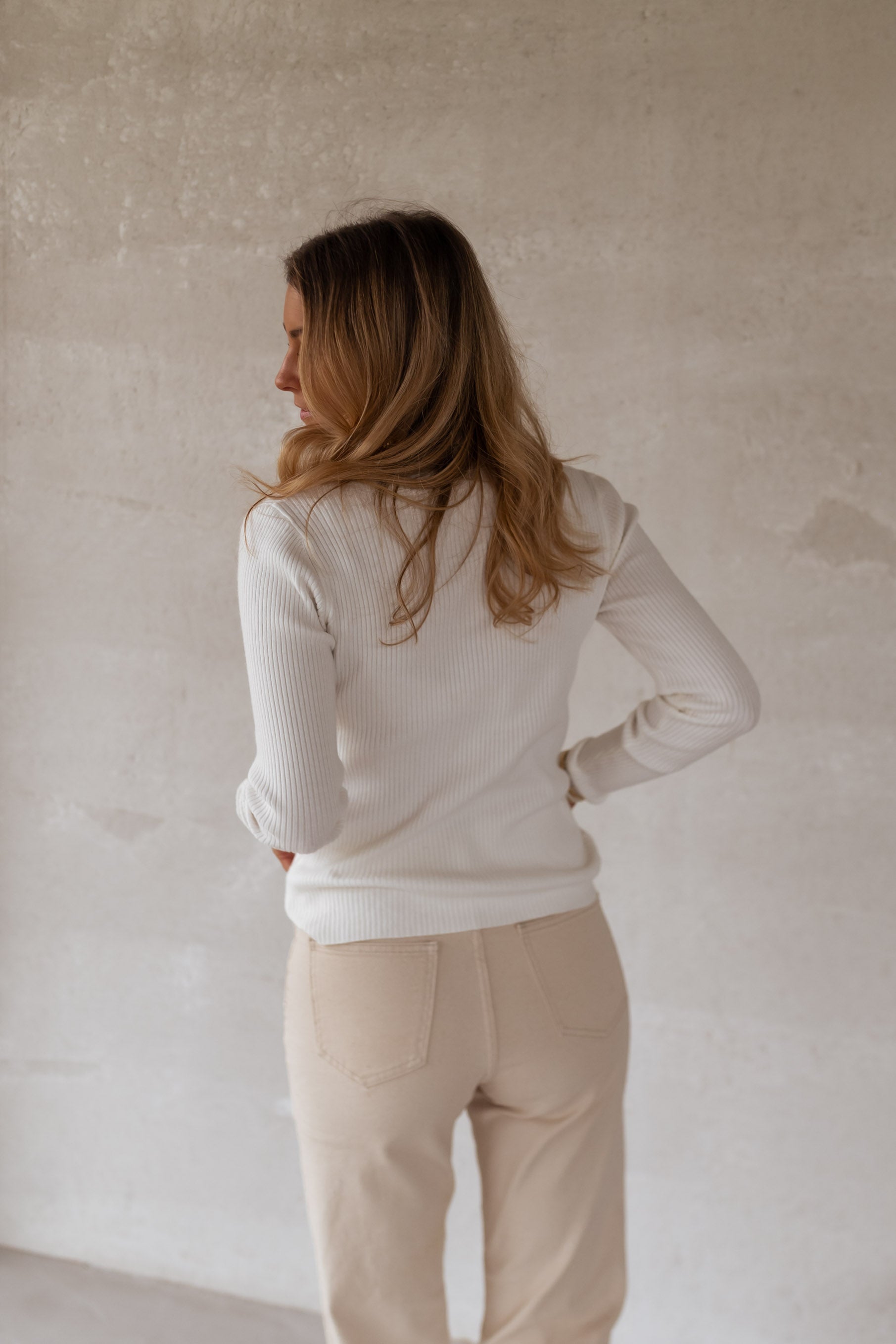 Provo White Sweater