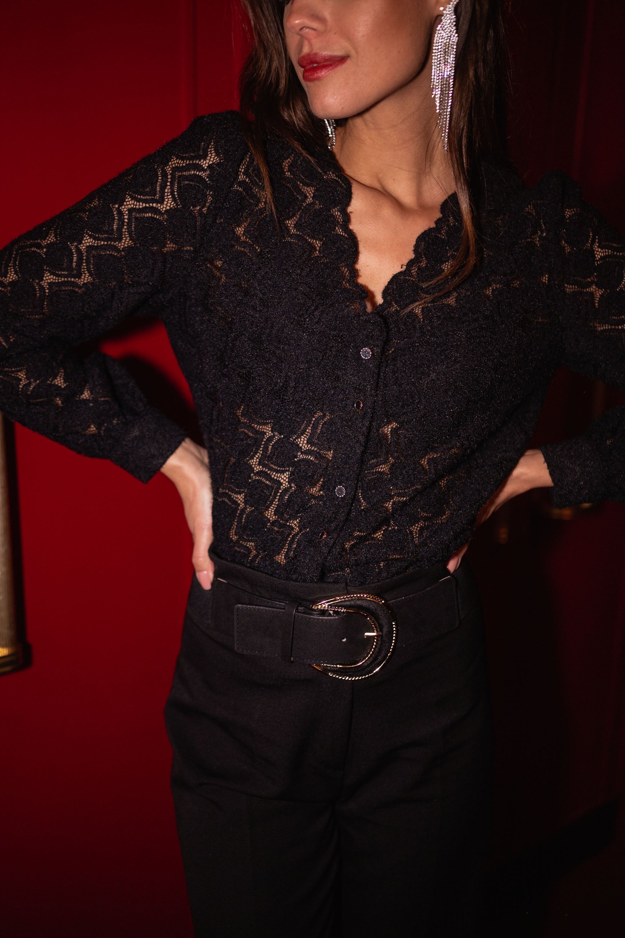 Black Morgane Blouse