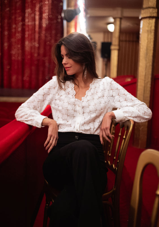 White Morgane Blouse