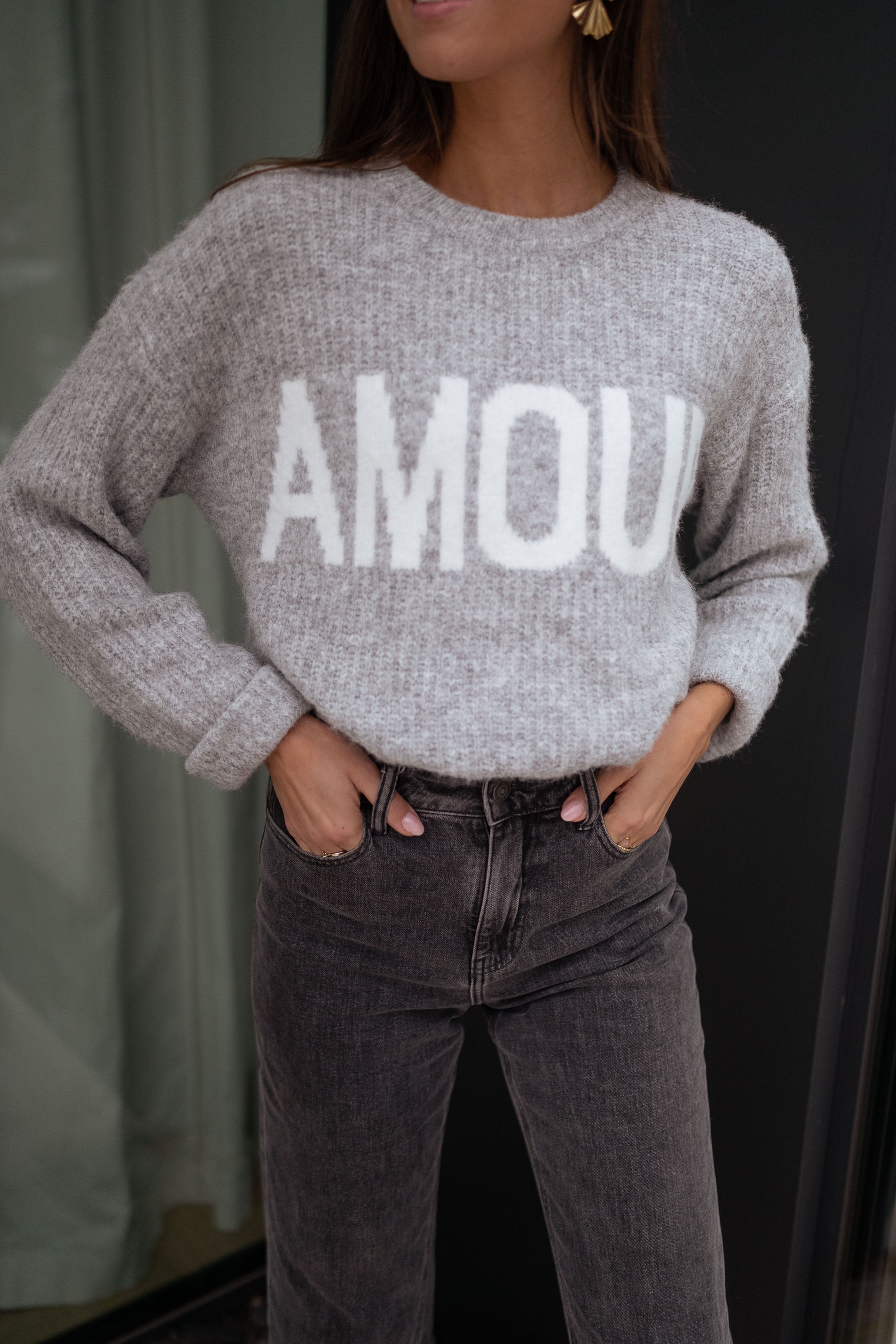 Grey Dyno Sweater