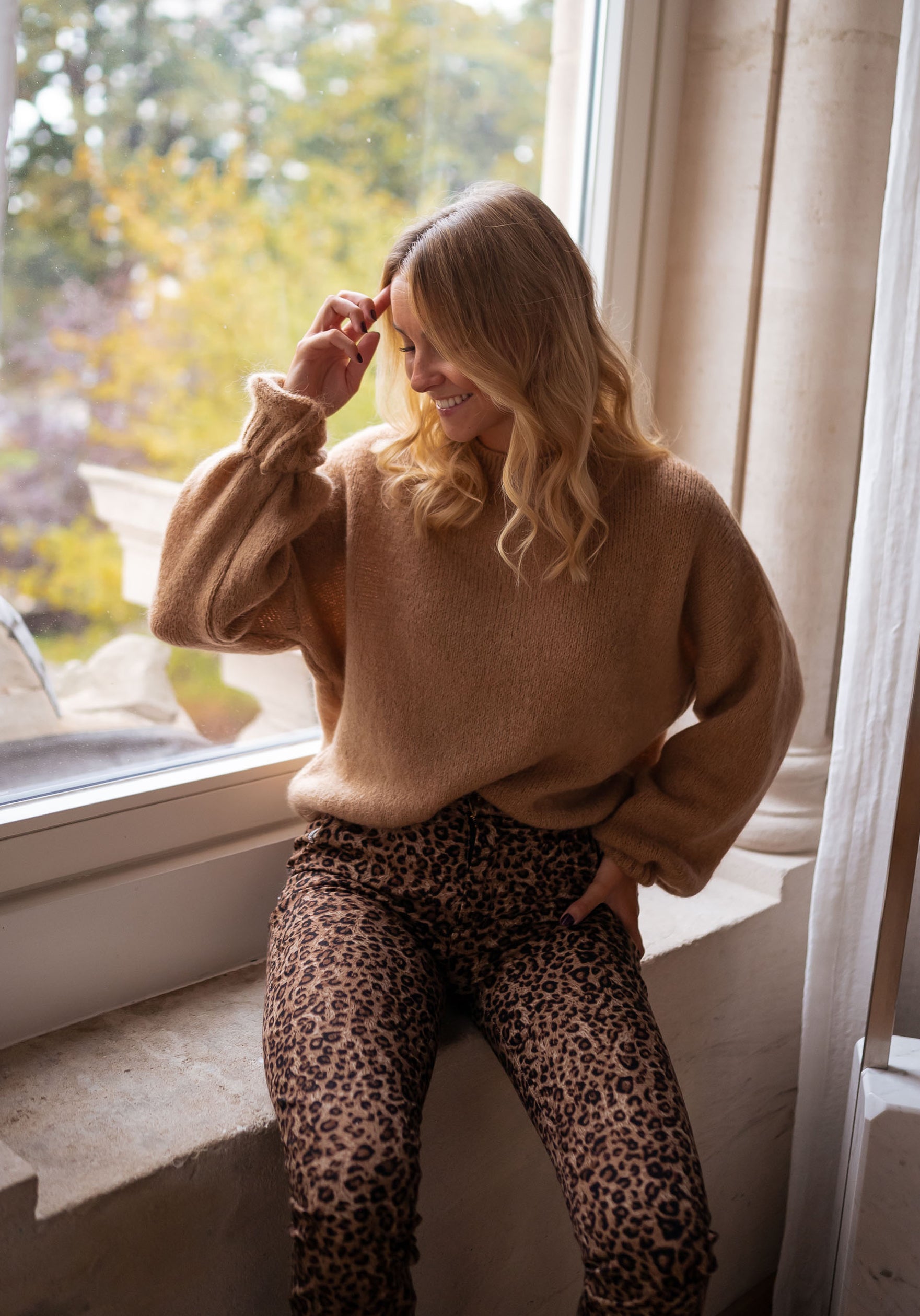 Camel Joela Sweater