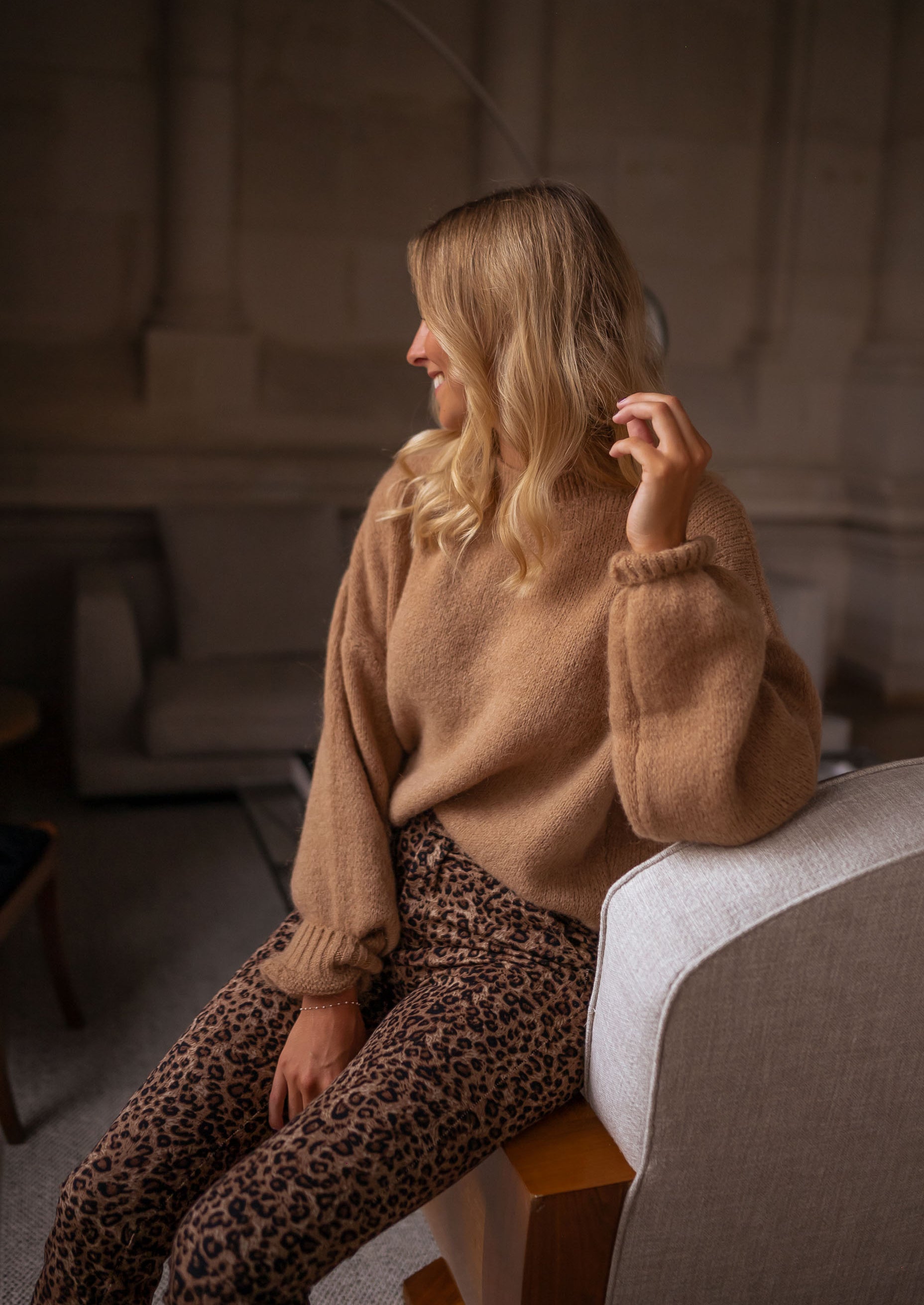 Camel Joela Sweater