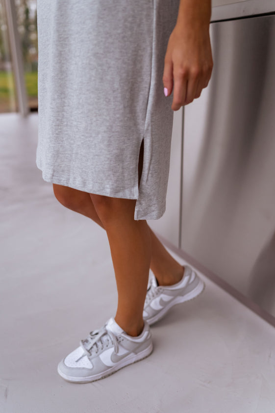 Grey Adeline T-Shirt Dress