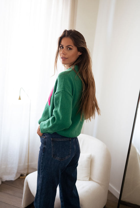 Green Paxton Sweater