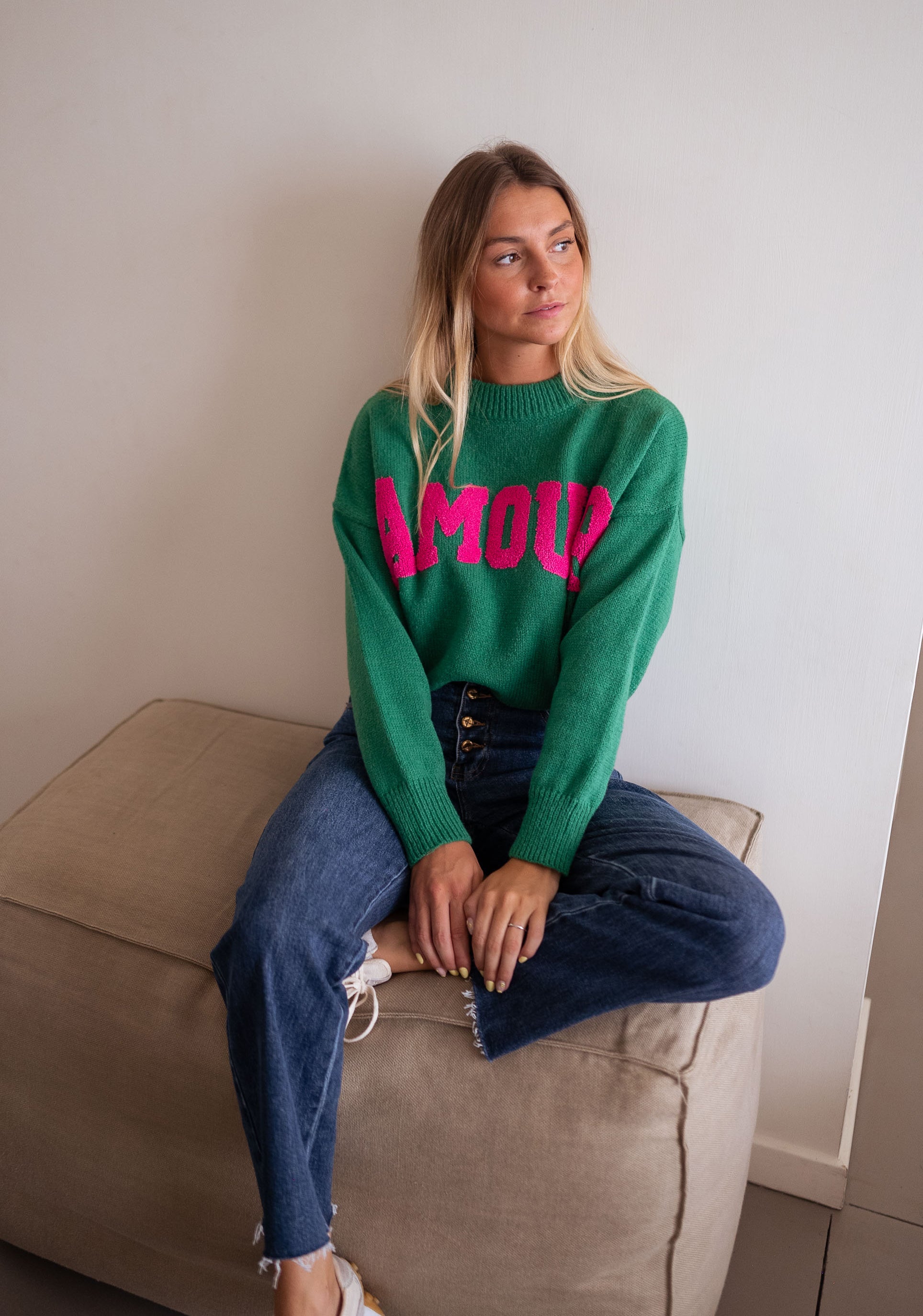 Green Paxton Sweater