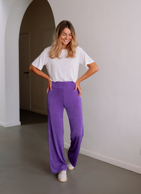 Purple Iris Pants